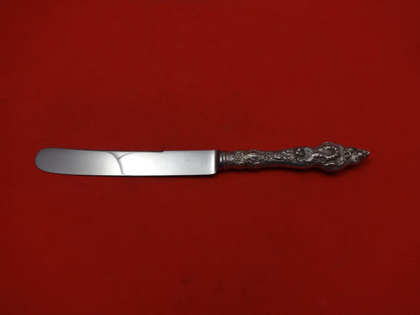 Les Six Fleurs by Reed and Barton Sterling Dinner Knife Blunt Stainless 10 1/4"