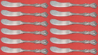Marlborough by Reed and Barton Sterling Silver Butter Spreader FH Set 12 pcs