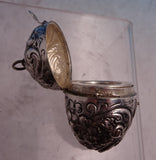 Shiebler Sterling Silver Nutmeg Sifter in Egg Form #3017 2 1/8" x 1 3/8" (#8733)