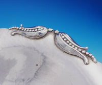 Peapod by Carl Poul Petersen Sterling Silver Compote Handmade w/Pea Pods (#3728)