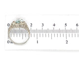 14k White Gold Filigree Ring with 1.69ct Genuine Natural Aquamarine (#J7206)