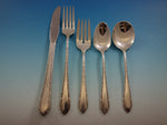 Wild Flower by Royal Crest Sterling Silver Flatware Set 12 Service 60 Pcs Grille