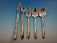 Wild Flower by Royal Crest Sterling Silver Flatware Set 12 Service 60 Pcs Grille