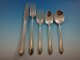 Wild Flower by Royal Crest Sterling Silver Flatware Set 12 Service 60 Pcs Grille