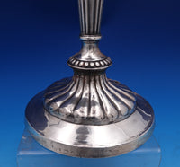 English Georgian Sterling Silver Candlestick Pair 11 3/4" Sheffield c1808 #8457