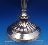 English Georgian Sterling Silver Candlestick Pair 11 3/4" Sheffield c1808 #8457