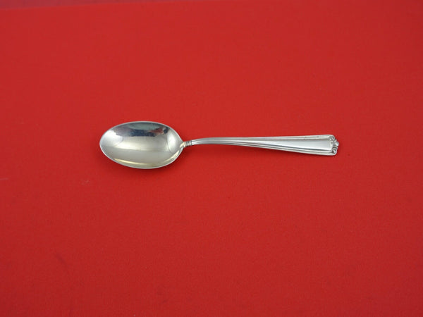 Embassy Scroll Gold by Lunt Sterling Silver Demitasse Spoon 4 1/4"