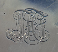 Sterling Silver Serving Plate Pierced Made for Tiffany & Co. #16 (#1838)