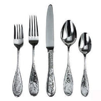 Japanese Bird Audubon by Ricci Stainless Steel Flatware Set 8 Service 40 pcs New
