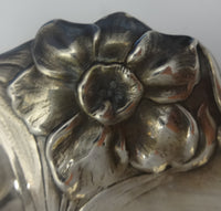 Les Cinq Fleurs by Reed & Barton Sterling Silver Candy Dish w/Flower Motif #0456