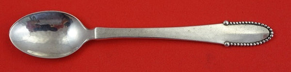 Beaded by Georg Jensen Sterling Silver Coffee Spoon 4 5/8" Heirloom Silverware