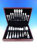 Galea by Christofle France Sterling Silver Flatware Service for 4 Set 35 pieces