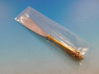 Grande Baroque Gold Wallace Sterling Silver Flatware Set Service 35 pcs Vermeil