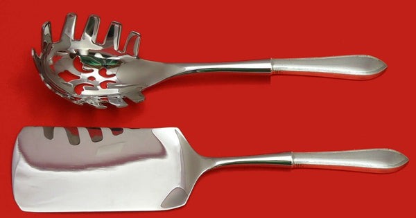Reeded Edge by Tiffany and Co Sterling Silver Italian Pasta Set 2pc Custom