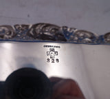 Repousse by JFF and Co Sterling Silver Pen Tray #328 8" x 3 1/2" (#4933)