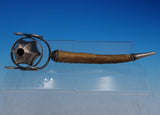 Antique Cigar Lighter Gimbal Design Sterling Silver and Antler Large 10" (#4616)