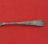 Antique Engraved by Tiffany and Co Sterling Silver Master Butter Flat Handle 8"