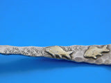 Lap Over Edge Tiffany & Co Sterling Silver Demitasse Spoon GW Applied Fish Weeds