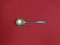 Charles II by Dominick and Haff Sterling Silver Chocolate Spoon Gold Washed 4"