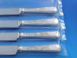 Old Maryland Engraved by Kirk Sterling Silver Steak Knife Set Texas Sized Custom