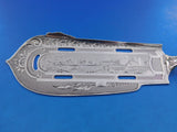 Leaf AKA Shell by Albert Coles Coin Silver Fish Serving Set Etched Boat Men Lake