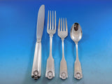 Fiddle Shell by Frank Smith Sterling Silver Flatware Set Service 85 pcs Dinner