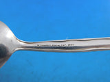 Lap Over Edge Acid Etched Tiffany Sterling Silver Teaspoon Marigold Flowers 6"