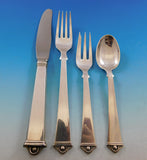 Vendome by Peter Hertz Danish Sterling Silver Flatware Set for 12 Service 73 Pcs