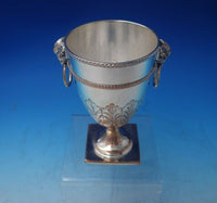Sheffield English Estate Silverplated Copper Urn w/Ram Handles no lid (#5610)
