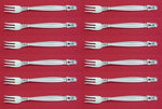 Acorn by Georg Jensen Sterling Silver Cocktail Fork Set 12 pcs 5 3/4"