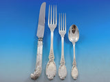 Nouveau Leroy & Cie Piault French 950 Sterling Silver Flatware Set Service 102pc