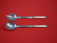 English Shell by Lunt Sterling Silver Salad Serving Set 2pc Modern Custom Made