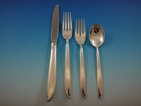 Silver Rhythm by International Sterling Silver Flatware Set 48 Service 251 pcs