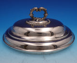 English Silver on Copper Vegetable Dish Covered 14" x 9 1/2" x 9" (#9268)