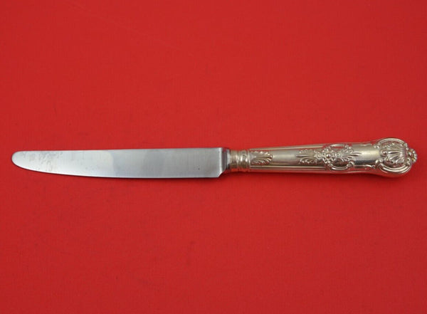 Queens by Garrard and Co English Sterling Silver Dinner Knife w/Levene Blade 10"