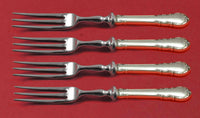 Modern Victorian by Lunt Sterling Silver Fruit Fork Set 4pc HH WS Custom Made 6"