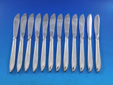 Silver Rhythm by International Sterling Silver Butter Spreader HH Set 12 6 1/4"