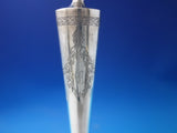 AG Sterling Silver Candlestick Pair Brite-Cut 15.1 troy ounces 11 3/4" (#6018)