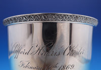 Wood and Hughes Sterling Silver Caviar Bowl Gold Washed 3 1/4" x 4 1/2" (#7798)