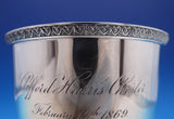 Wood and Hughes Sterling Silver Caviar Bowl Gold Washed 3 1/4" x 4 1/2" (#7798)
