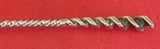 Square Twist #5 by Whiting Sterling Silver Strawberry Fork 2-Tine 4 1/2"