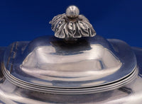 John Watson & Son English Georgian Sterling Silver Tea Set 3pc Floral (#8395)