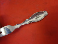 Zodiac By Gorham Sterling Silver Strawberry Fork Scorpio October 3 3/4" Birthday