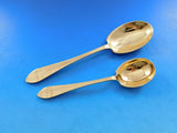 Faneuil Gold by Tifffany Sterling Silver Flatware Set Service Vermeil 133 pc Din