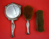 Secret of the Flowers by Unger Sterling Silver Dresser Set 3pc (#8746)