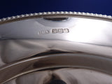 English Sterling Silver Challah / Cheese Board 3/4" x 11 1/4" 18.4 ozt. (#8614)