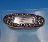 King Edward by Whiting Sterling Silver Brush #3905 1 3/8" x 3 5/8" (#8170)