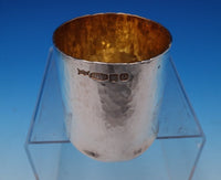 RTM .999 Silver Beaker Gold Washed w/ Table Rest 2 3/4" x 2 3/8" (#7607) Unique