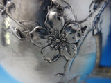 Gorham Sterling Silver Large Vase Hand Hammered w/ Vine Handles & Roses (#6232)