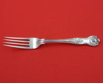 Kings by George Adams English Sterling Silver Dessert Fork 7" Silverware